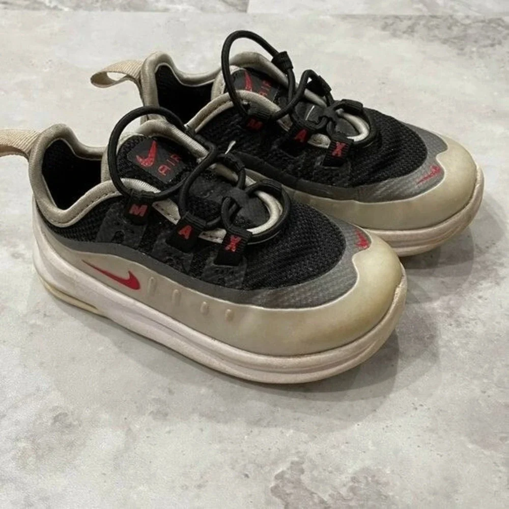 Nike Air Max Axis Toddler Sneakers Black Red Grey Toddler Size 6C